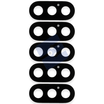 Apple iPhone X Camera Lens - 5 Pcs Set - Black