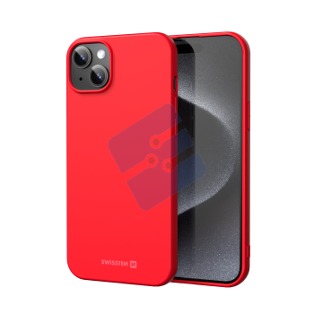 Swissten iPhone 15 Plus Soft Joy Case - 34500323 - Red