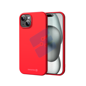 Swissten iPhone 15 Soft Joy Case - 34500311 - Red