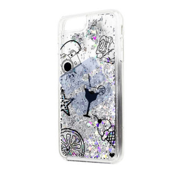 Fshang - Time Aqua Case - Iphone 7Plus / 8 Plus - Silver