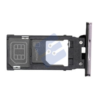 Sony Xperia XZ2 (H8266) Simcard holder + Memorycard Holder (Single SIM) 1311-3789 Pink