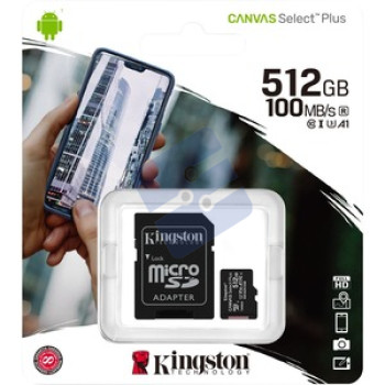 Kingston Canvas Select Plus MicroSD Card - 512GB