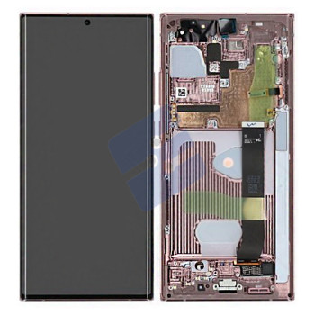 Samsung SM-N985F Galaxy Note 20 Ultra/SM-N986F Galaxy Note 20 Ultra 5G LCD Display + Touchscreen + Frame - GH82-31458D/GH82-31461D/GH82-31453D/GH82-31459D - (No Camera) - Bronze