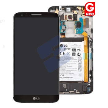 LG G2 (D802) LCD Display + Touchscreen + Frame - Black