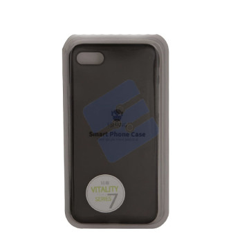 Fshang - Light Spring Serie - iPhone 7/iPhone 8/iPhone SE (2020) - TPU Case 5 PCS - Black