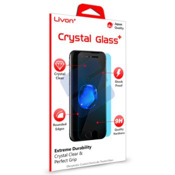 Livon Apple iPhone 7 Plus/iPhone 8 Plus Tempered Glass 3D Armor Black