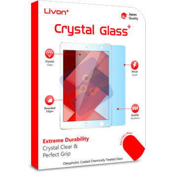 Livon Apple iPad Air 2/iPad Air/iPad (2017) Tempered Glass 0,3mm - 2.5D