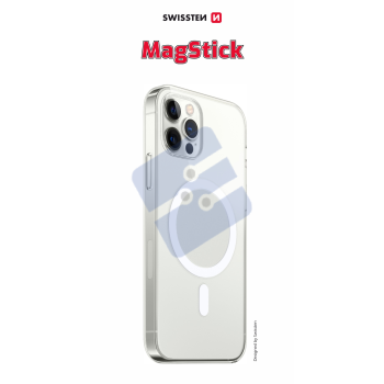 Swissten iPhone 15 Magstick Case - 33001719 - For Magsafe Charging - Transparant