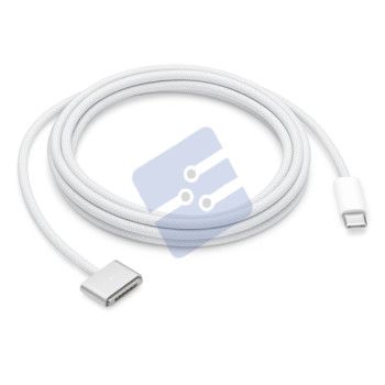 Apple USB-C to MagSafe 3 Cable - MLYV3ZM/A - Bulk Original - 2 Meter - Silver
