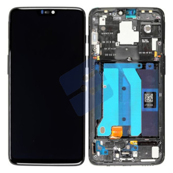 OnePlus 6 (A6003) LCD Display + Touchscreen + Frame 2011100029 Mirror Black