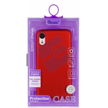 Apple Oucase iPhone X/XS Hard Case - Athens Series - Red