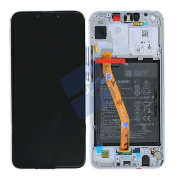Huawei P Smart+ (INE-LX1) LCD Display + Touchscreen + Frame Incl. Battery and Parts 02352BUK White