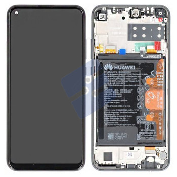 Huawei P40 Lite E (ART-L29)/Y7p (ART-L29) LCD Display + Touchscreen + Frame Incl. Battery and Parts 02353FMW Black
