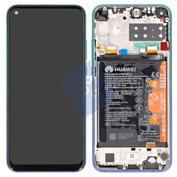 Huawei P40 Lite E (ART-L29)/Y7p (ART-L29) LCD Display + Touchscreen + Frame Incl. Battery and Parts 02353FMX Blue