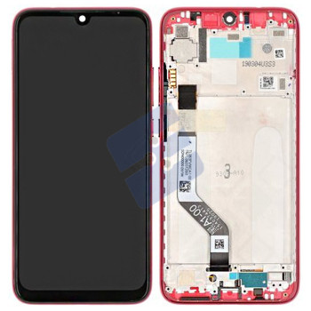 Xiaomi Redmi Note 7 (M1901F7G)/Redmi Note 7 Pro (M1901F7S) LCD Display + Touchscreen + Frame - 5609100030C7/560910008033 - Red