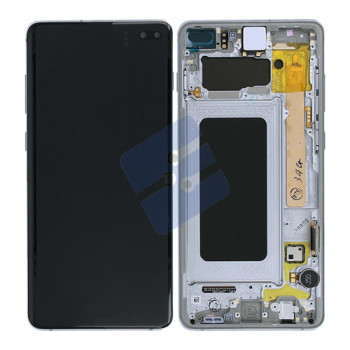 Samsung G975F Galaxy S10 Plus LCD Display + Touchscreen + Frame GH82-18849G/GH82-18834G Silver