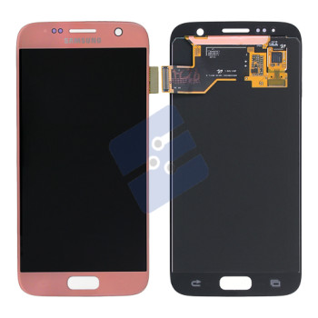 Samsung G930F Galaxy S7 LCD Display + Touchscreen - GH97-18523E/GH97-18761E - Pink