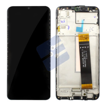 Samsung SM-M336B Galaxy M33 LCD Display + Touchscreen + Frame - GH82-28492A/GH82-28669A - SERVICE PACK - Black