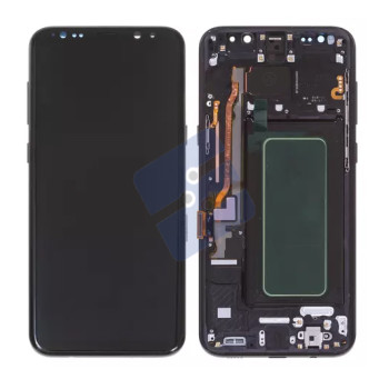 Samsung G955F Galaxy S8 Plus LCD Display + Touchscreen + Frame - OLED Premium Quality - Black