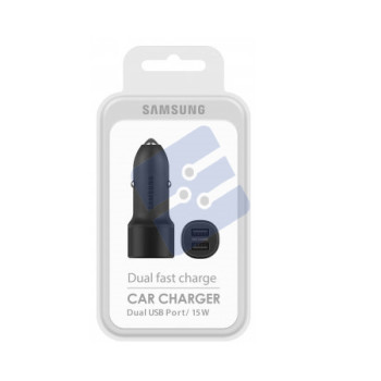 Samsung Dual Fast Charge Car Charger (15W) EP-L1100NBEGWW - Black