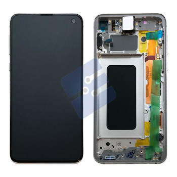 Samsung G970F Galaxy S10e LCD Display + Touchscreen + Frame - GH82-18852B/GH82-18836B - White