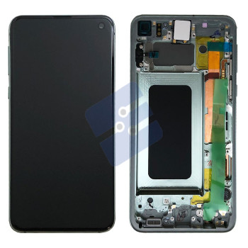 Samsung G970F Galaxy S10e LCD Display + Touchscreen + Frame - GH82-18852E/GH82-18836E - Green