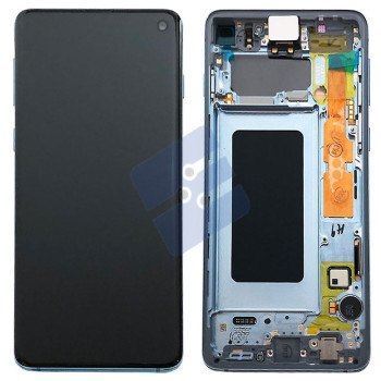 Samsung G973F Galaxy S10 LCD Display + Touchscreen + Frame GH82-18850C/GH82-18835C Blue
