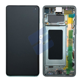 Samsung G973F Galaxy S10 LCD Display + Touchscreen + Frame GH82-18850E/GH82-18835E Green