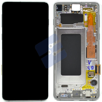 Samsung G973F Galaxy S10 LCD Display + Touchscreen + Frame GH82-18850G/GH82-18835G Silver