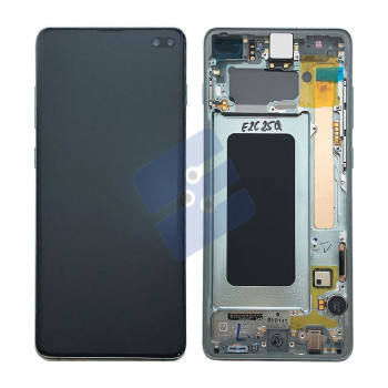 Samsung G975F Galaxy S10 Plus LCD Display + Touchscreen + Frame GH82-18849E;GH82-18834E Green