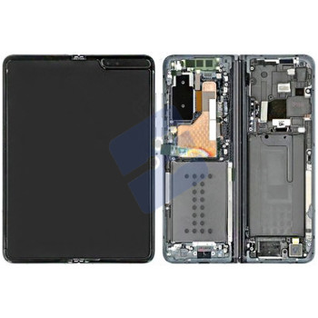 Samsung SM-F907B Galaxy Fold 5G LCD Display + Touchscreen + Frame GH82-21195B Cosmos Black
