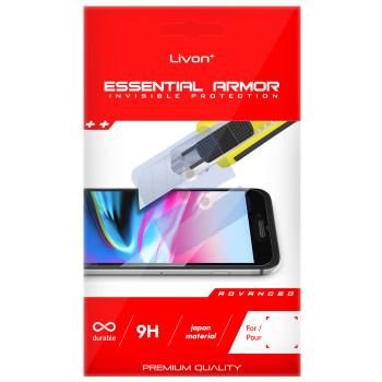 Livon Apple iPhone 5S/iPhone 5C/iPhone 5G Tempered Glass For Rear 0.3mm - 2,5D
