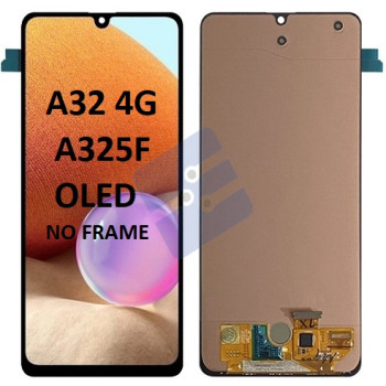 Samsung SM-A325F Galaxy A32 4G LCD Display + Touchscreen - (OLED) - No Frame - Black