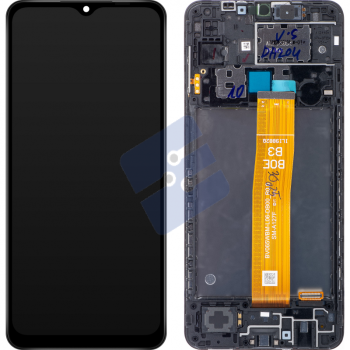 Samsung SM-A127F Galaxy A12 Nacho LCD Display + Touchscreen + Frame - Black  (OEM ORIGINAL)
