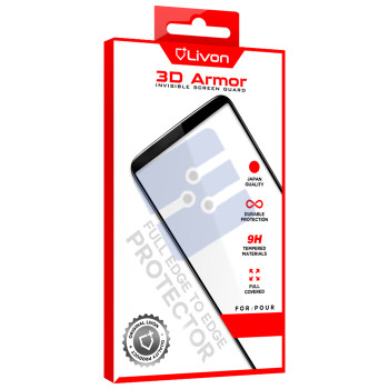 Livon  Google Pixel 3 XL (A4RG013C) Tempered Glass 3D Armor - Black