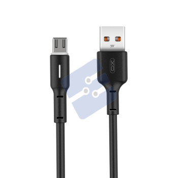XO Fast Charging 3A LED Micro USB Cable - 100cm