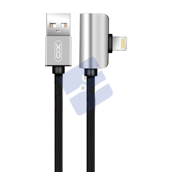 XO 2 in 1 Lightning Charge & Sync USB Cable with Soundsplit adapter - NB46 - Silver