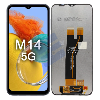 Samsung SM-M146B Galaxy M14/SM-A146B Galaxy A14 5G (BIG CONNECTOR)/SM-A145F Galaxy A14 4G LCD Display + Touchscreen - (NON-EU VERSION) - (OEM ORIGINAL) - Black