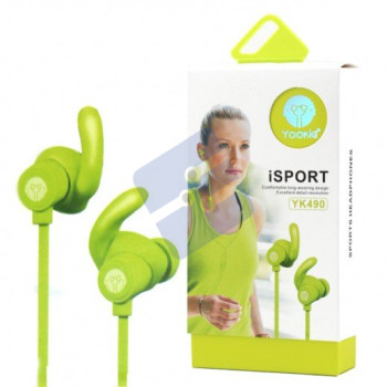 Yookie Headphones YK-490 Green
