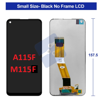 Samsung SM-A115F Galaxy A11/SM-M115F Galaxy M11 LCD Display + Touchscreen - SMALL SIZE (OEM ORIGINAL) - Black